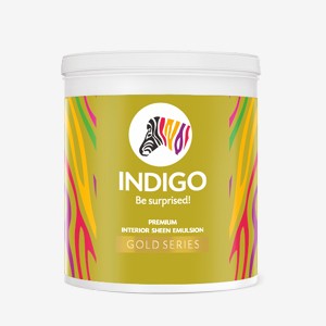 PREMIUM INTERIOR SHEEN INDIGO PAINT | RS.5900 PER/BUCKET | SIZE : 20 LTR