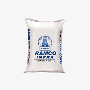 RAMCO OPC INFRA 53 GRADE CEMENT | Rs.370 Per/Bag | 50 KG