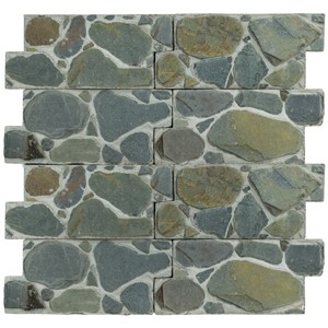 WALL CLADDING TILES WITH NATURAL STONE | RS.240 Sq./Ft | SIZE : 200x400mm