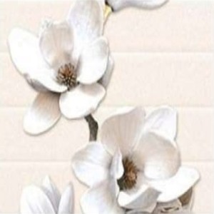 3D WHITE FLOWER WALL TILES | RS.126 SQ/FT | SIZE : 300 X 450