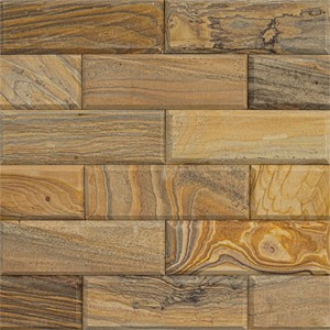 BROWN WALL CLADDING TILES WITH NATURAL STONE | RS.38 PER/PEICE  | SIZE : 100x300mm