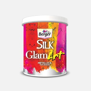 SILK GlamArt METALLICA FOR DESIGNS BERGER PAINTS | RS. 1200 PER/BUCKET | SIZE : 1 LTR