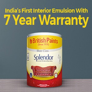 Sheer Class Splendor Luxury Emulsion Paint | Rs.1450 Per/Bucket | 20 Litre Bucket