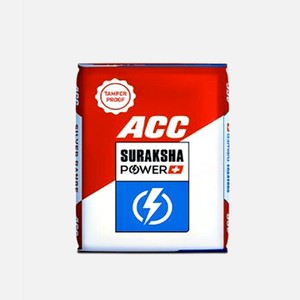 ACC Suraksha Power Plus Cement, Packaging Size: 50 Kg, Packaging Type: PP Sack Bag