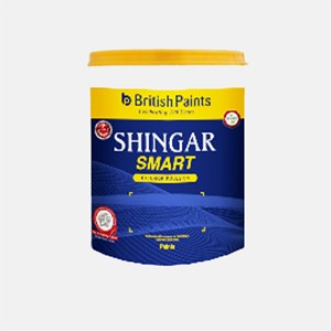 SHINGAR SMART EXTERIOR EMULSION BRITISH PAINT | RS.2450 PER/BUCKET | SIZE : 20 LTR