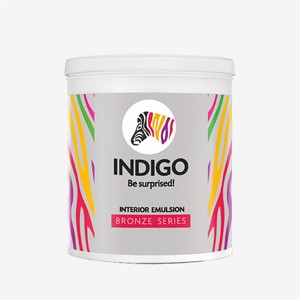 INTERIOR EMULSION INDIGO PAINT (Bronze Series) | RS.2350 PER/BUCKET | SIZE : 20 LTR