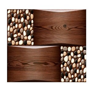 DIGITAL BROWN 3D WALL TILES | RS.134 SQ/FT | SIZE : 300 X 450